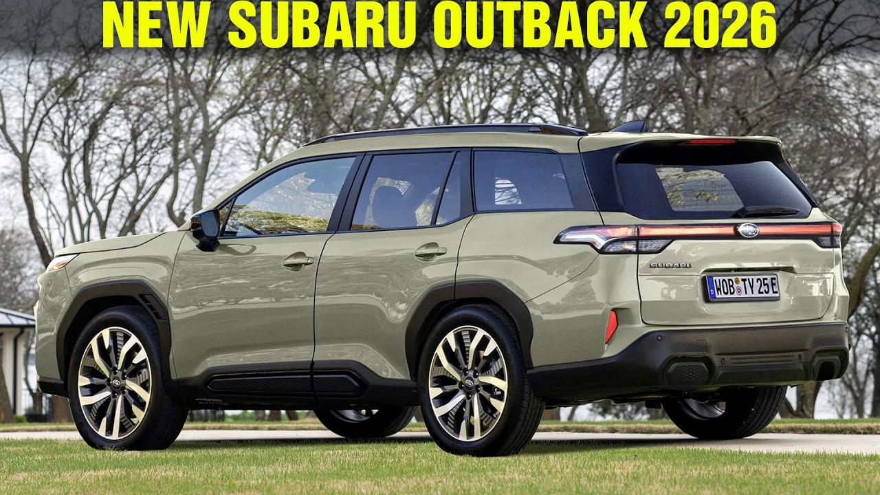 2026 2027 Next Generation Subaru Outback New Official Information